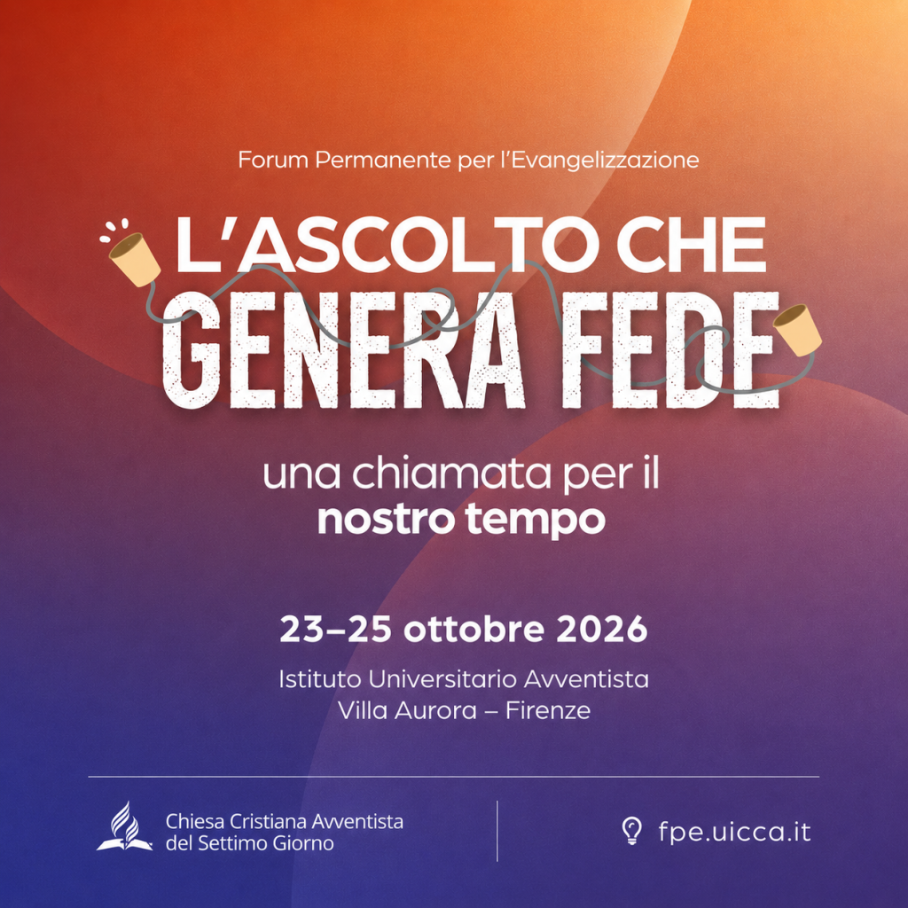 Salva la data e fai i piani perché la tua chiesa possa essere rappresentata per contribuire alla crescita della missione in Italia e per formarti.
Le iscrizioni sono aperte fino a esaurimento posti.